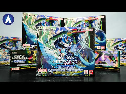 digimon card opening RIGHT ON THE FIRST PACK!!! EX7 Digimon Liberator Box Opening & Unboxing | Digimon  Card Game TCG