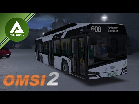 OMSI2 - Sobol Urbino 12/3D/Touchdash Electric Bus - 608 Wuppertal - Winter Time - Simply Connect Bcs