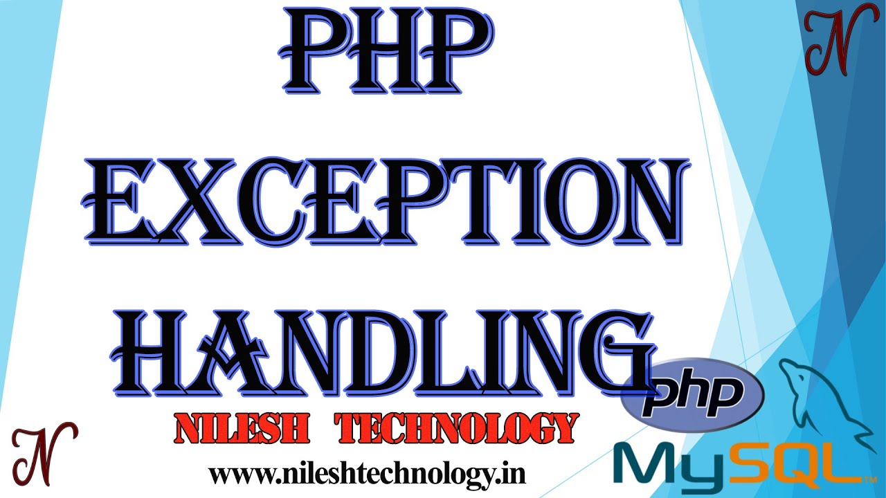 Handle Exception in PHP - Programming Dive