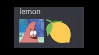 Patrick eats lemon