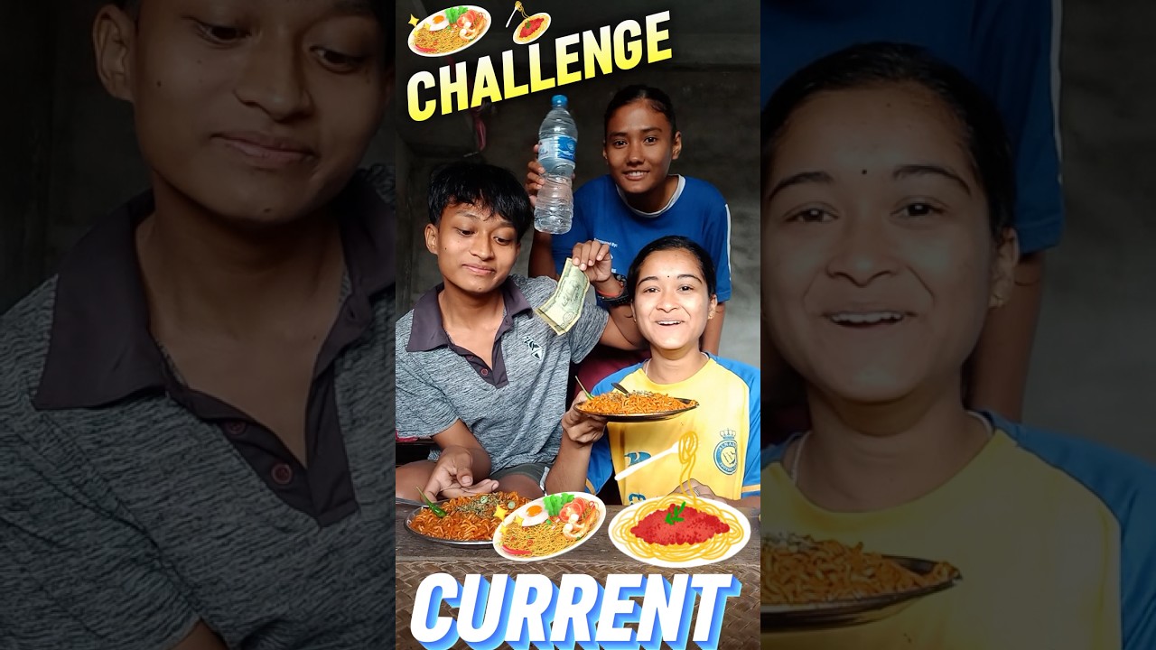 SPICY CURRENT NOODLES MUKBANG CHALLENGE 🍜🌶🥵🇳🇵 