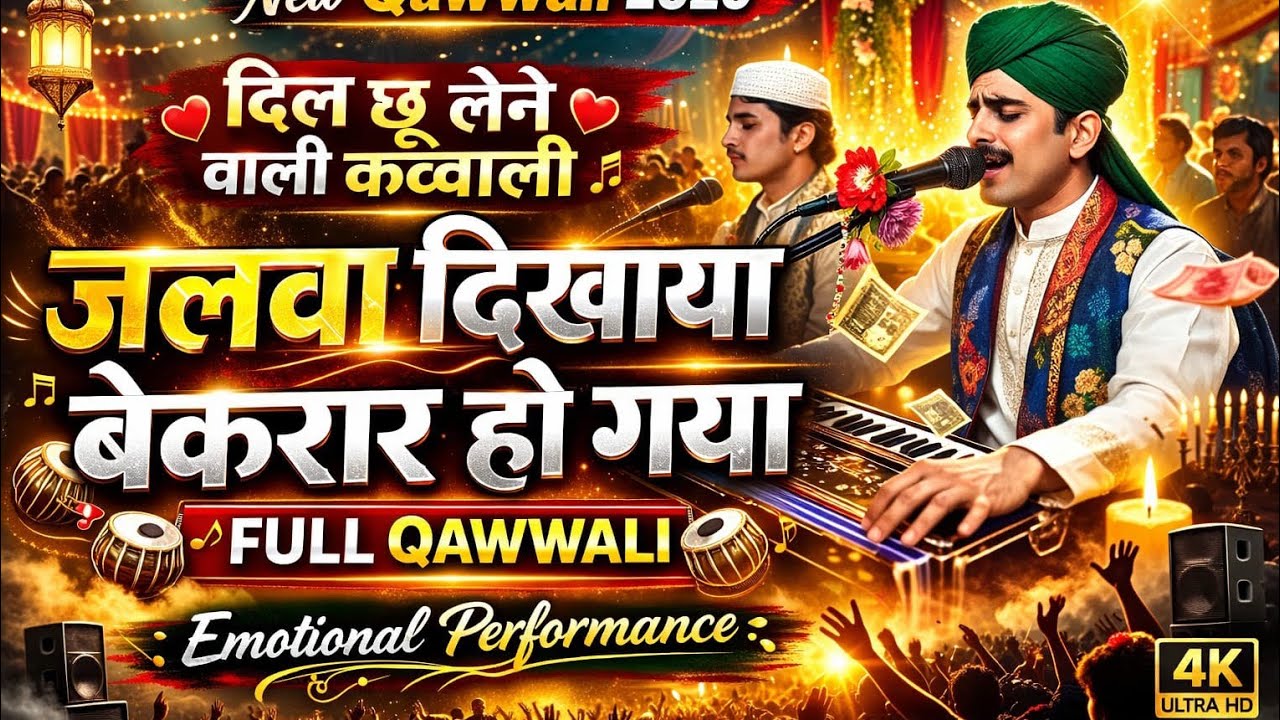 Kawali | Jalwa Dikhaya Beqarar Ho Gaya | Full Qawwali 2026 | Emotional Sufi Performance