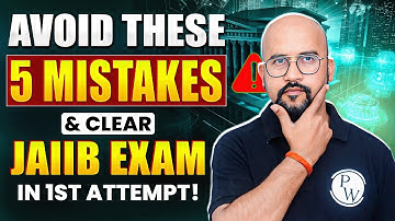 Avoid These 5 Mistakes ✋ How to Clear JAIIB in First Attempt? JAIIB Exam Preparation | Bhaskar Sir