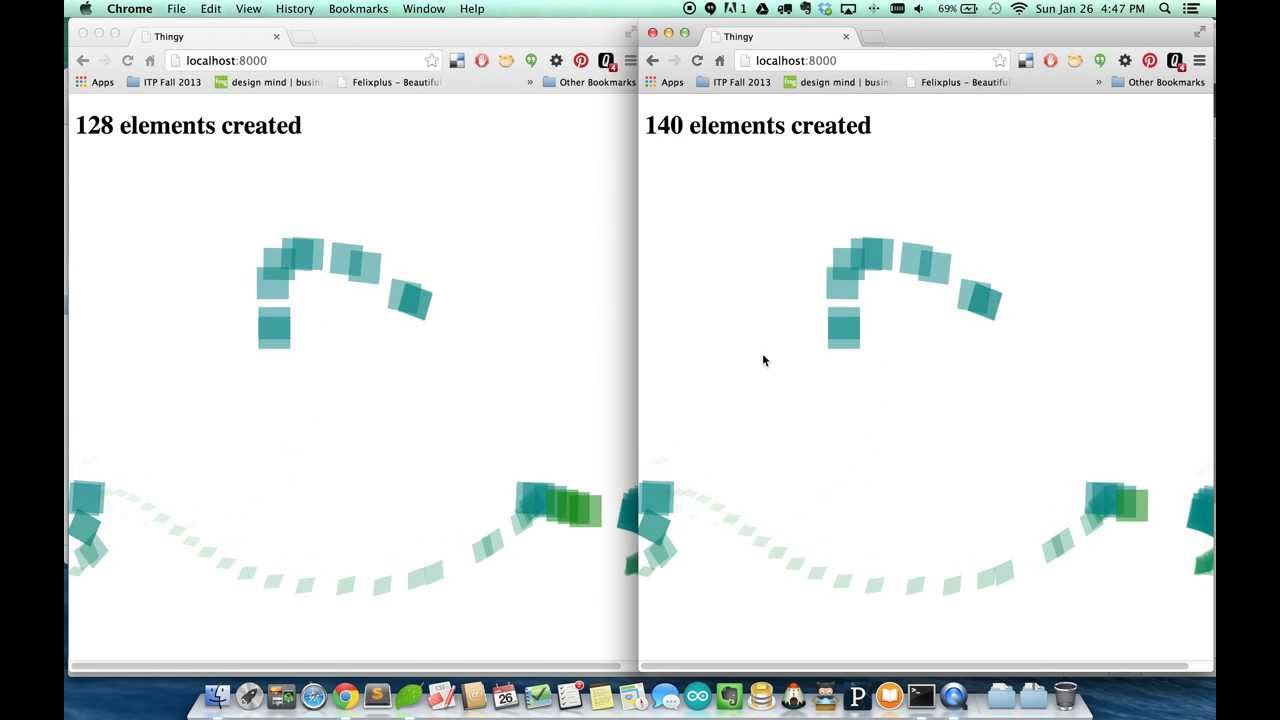 Websockets and CSS3 animations - YouTube
