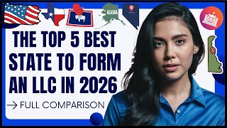 Top 5 Best States to Form An LLC in 2026 (Texas Vs Delaware Vs Nevada Vs Wyoming Vs Alaska)