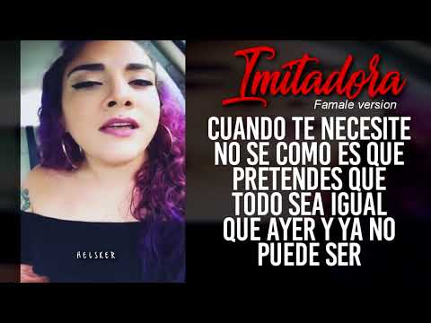 Imitadora - Respuesta PARA ROMEO ( Laudy ) (Video Con Letra)