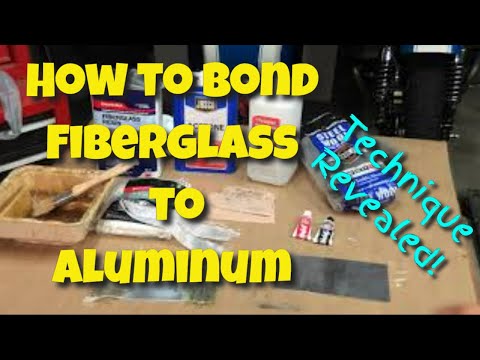 Wideo: Czy włókno szklane przykleja się do aluminium?