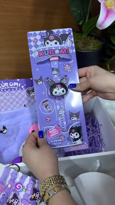 The kuromi set is so cute 😍#sanrio #kuromi #fyp #cute #toys