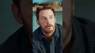 Method acting at its finest 🐱 Chris Pratt is Garfield in The #GarfieldMovie #shorts #viral