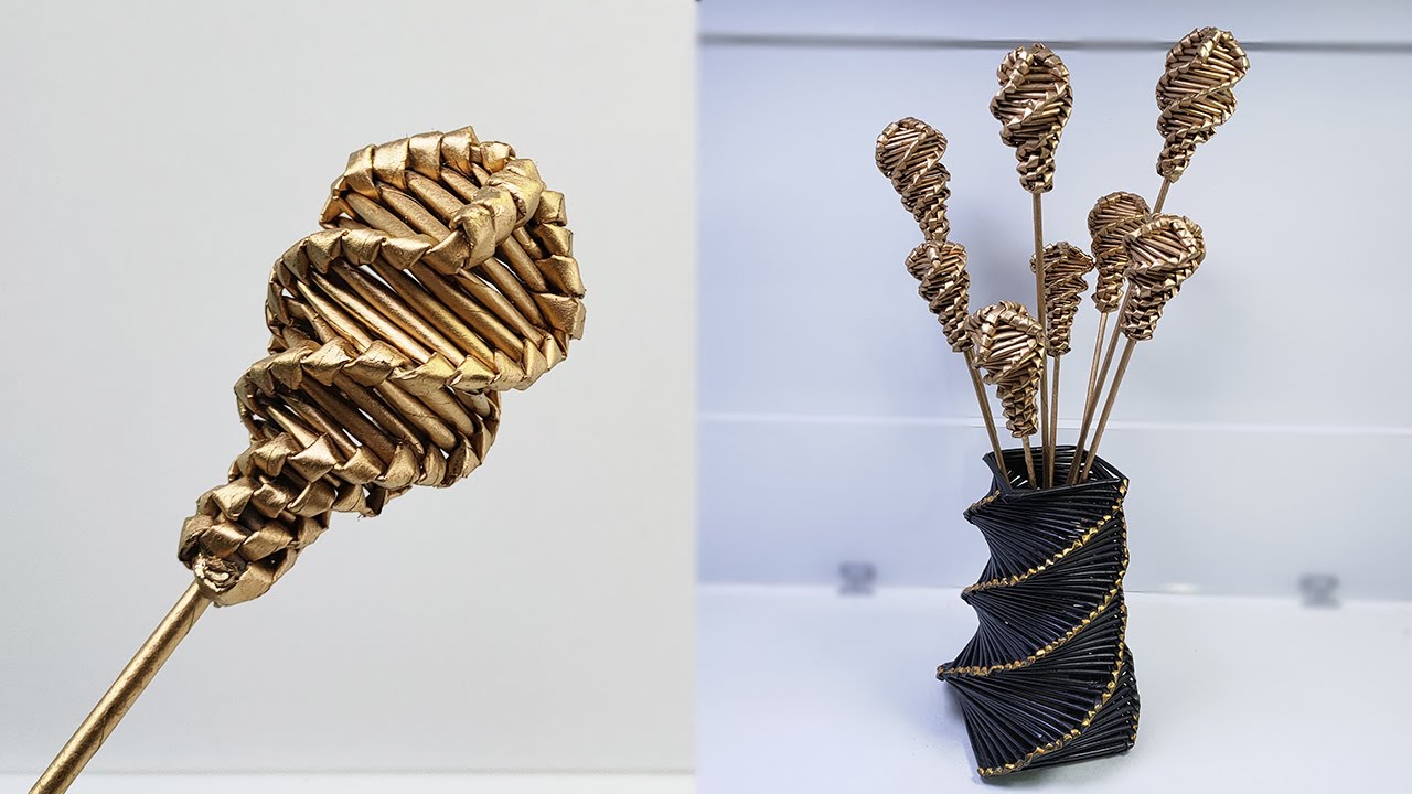 Newspaper crafts for Home Decoration - Dıy Home Decor Ideas