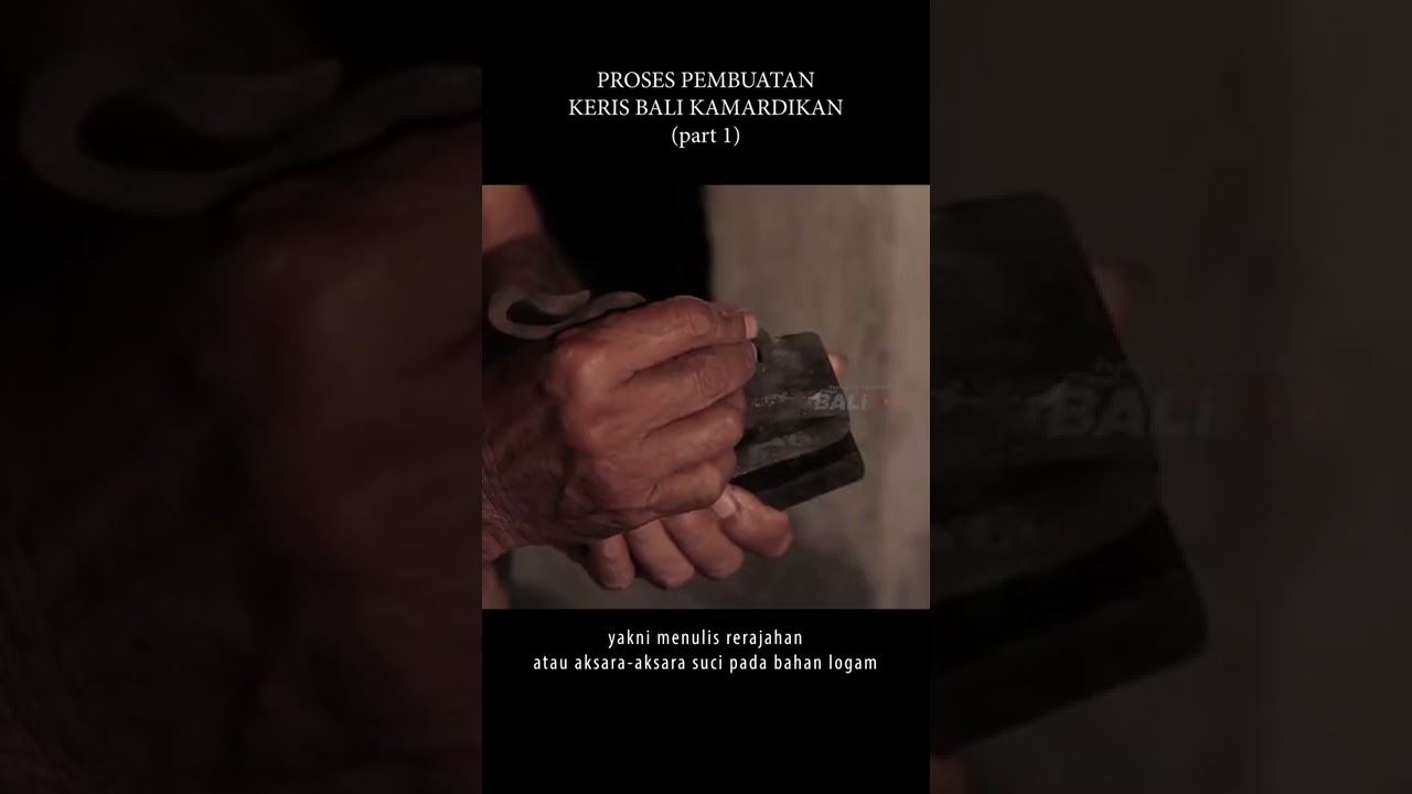 Proses Pembuatan Keris Bali Kamardikan (part 1) 