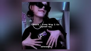 Cassie - long way 2 go (tiktok speed up version) // say you wanna love me Resimi
