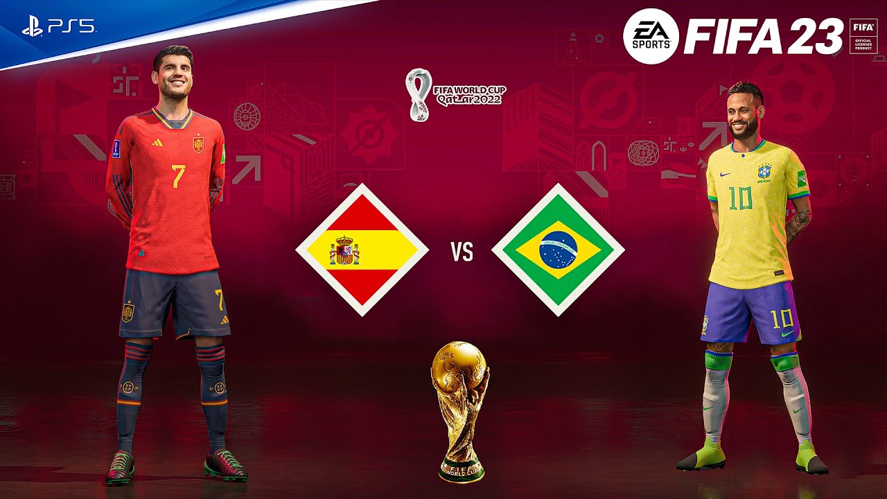 FIFA 23 - Spain Vs Brasil - FIFA World Cup Qatar 2022 Final PS5™ 4K60fps