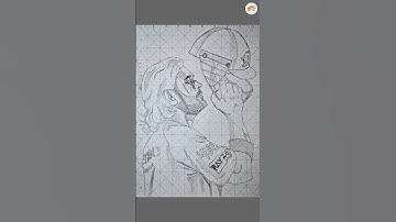 Ms Dhoni Drawing || Outline Tutorial || #shorts #drawing #art #msdhoni #trending #msd #dhoni