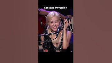 Rose Apt 1st version song 1.0 #apt #blackpink #rose