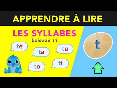 🔵🔴 Syllabes avec la lettre T (TÉ TA TU TÊ TO TI) | Apprendre à lire (maternelle - CP - IEF)