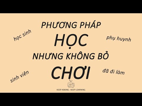 Phương pháp học ( Phần 1) - Kỹ năng sống