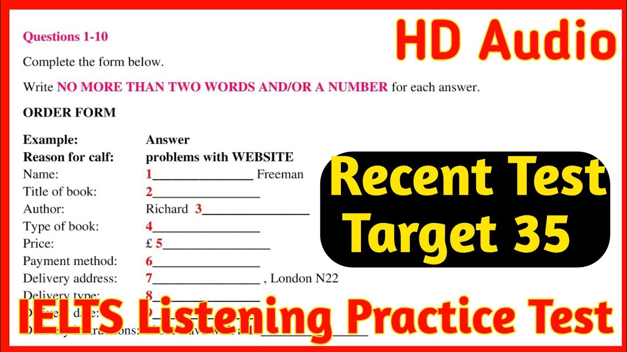 Reason for Calf IELTS listening practice Test 2023 with answer | IELTS Listening Practice