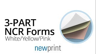 Full Colored 3 Part NCR Forms | Newprint