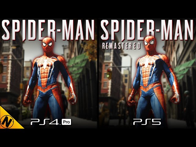 Spider-Man Remastered Compared to PS4 Pro Version in New Video