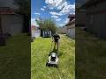 No one would mow this overgrown grass so I stepped in to get it done #lawncare #grass #cleanup