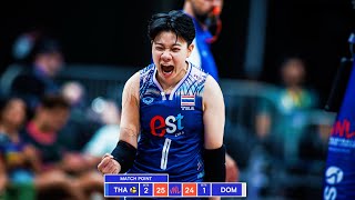 Wipawee Srithong Destroyed Dominican In Volleyball Nations League 2024 