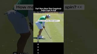 Top7 rare shots that completely defies logic in golf #golfshot #golfswing #golf #pgatour