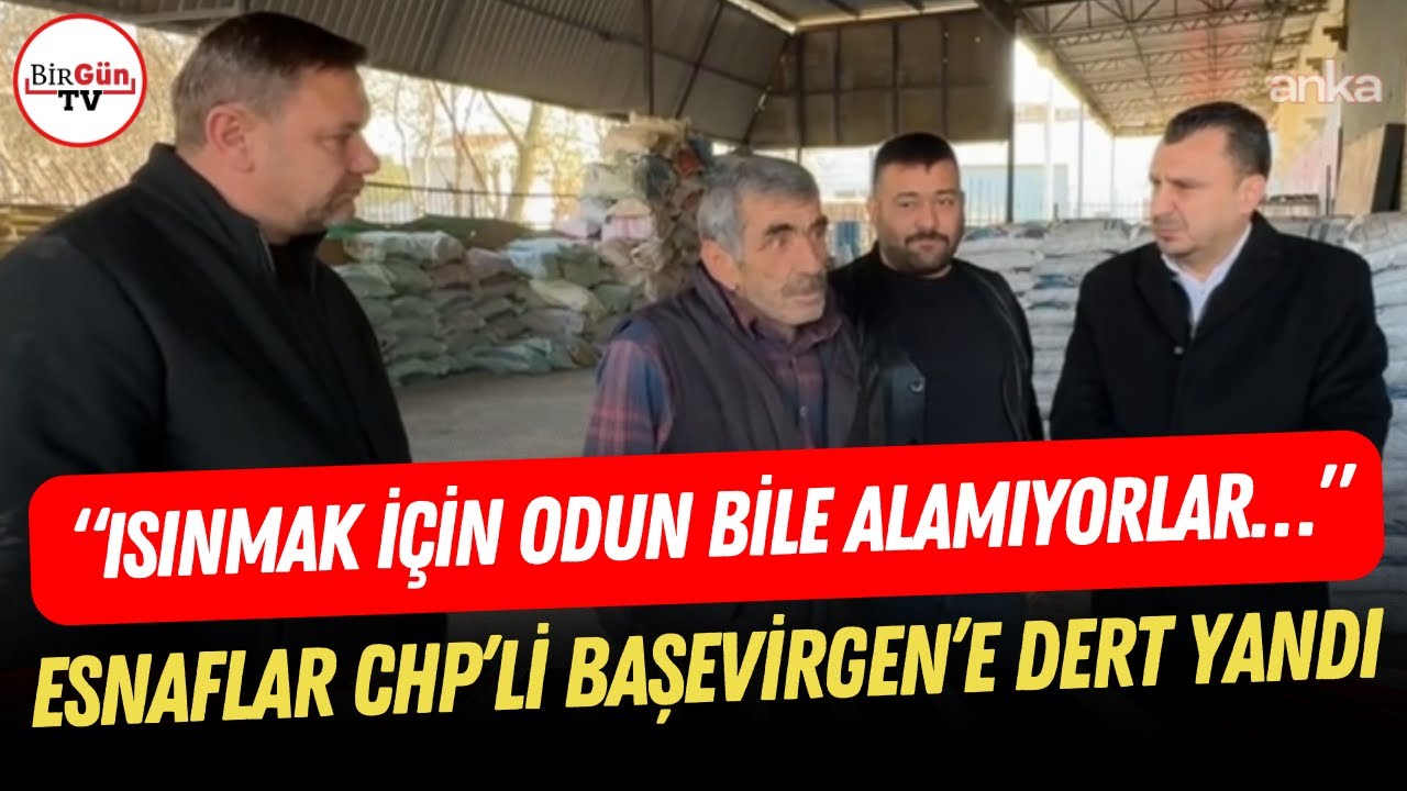 Manisalı esnaflar CHP’li Başevirgen’e dert yandı: “Vatandaşın cebinde odun alacak para yok…”