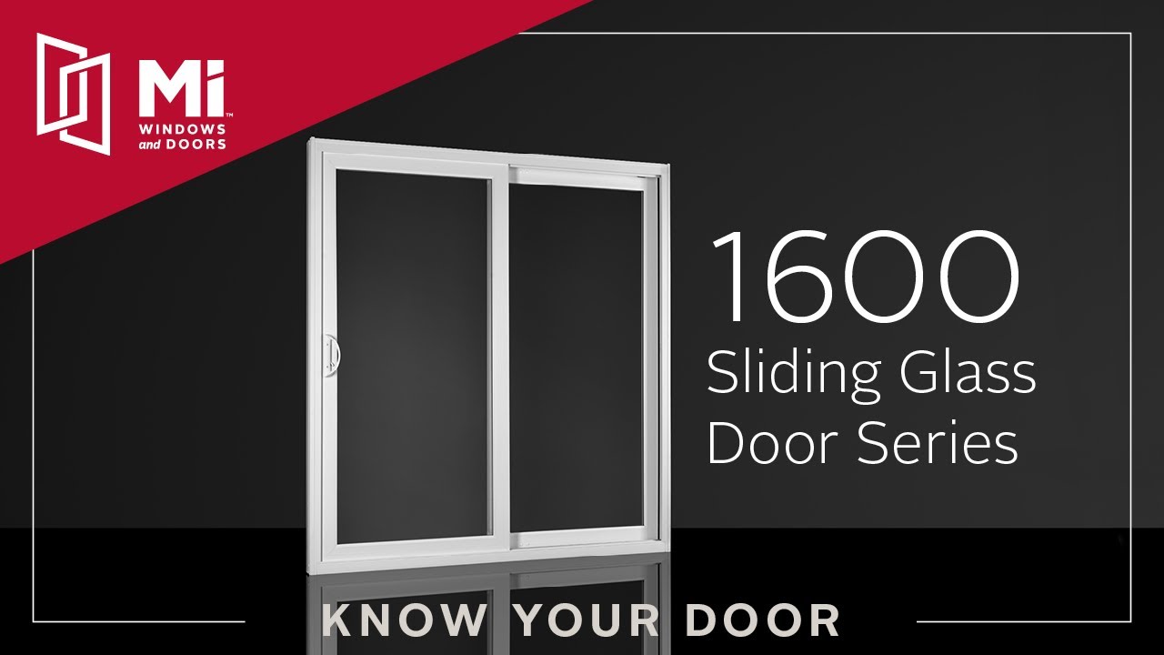 Know Your Window MI 1615/1617/1618 Sliding Glass Doors YouTube