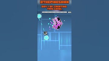 Day 1 of Creating this level #gd #geometrydash #cool #nice #fyp #fnaf  #gaming