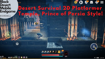 Great Desert 2D Platformer Temple, Prince of Persia Style!