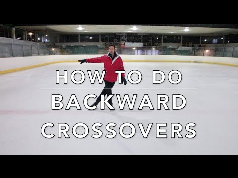 HOW TO DO BACKWARD CROSSOVERS | FIGURE SKATING ️ ️ - YouTube