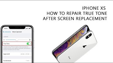 iPhone XS How to Repair True Tone After screen replacement Tutorial / Naprawa funkcji true tone