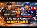 Hershey Bears vs Rochester Americans AHL Season Finale | Playoffs on the Line Watch Along