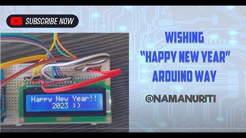 Wishing “ Happy New Year “ Arduino way | Programming | Kids Projects | Learning Electronics