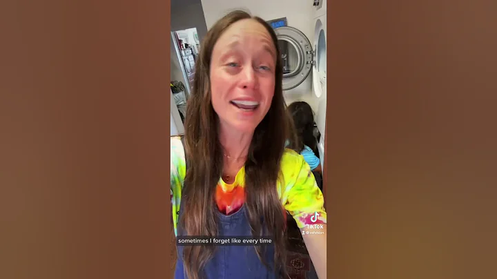 How does a blind guy do laundry?