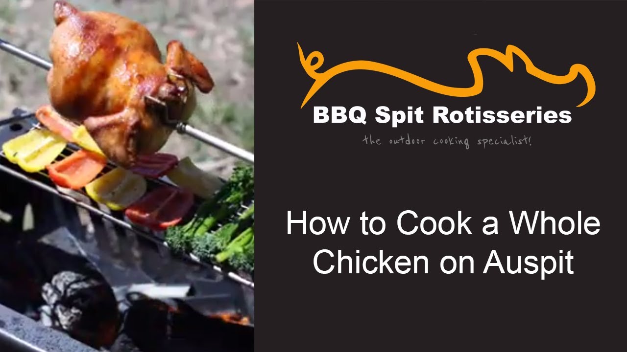 How to cook a whole chicken on Auspit