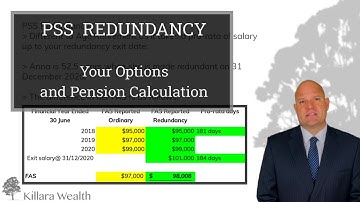 PSS Redundancy - Your Options and Pension Calculation