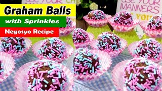 Graham Balls Recipe with Sprinkles | How to make Graham Balls | Negosyo Recipe