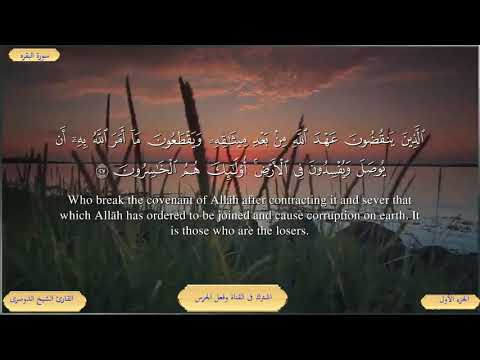 ياسر الدوسري سوره البقره القرآن الكريم بدون حقوق طبع ونشر