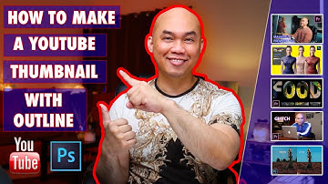 How to Outline your subject for YouTube Thumbnails - Photoshop tutorial (Fast way 2020)