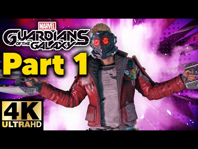 Marvel's Guardians of The Galaxy Walkthrough Gameplay Part 1 (4K 60FPS PS5) - No Commentary