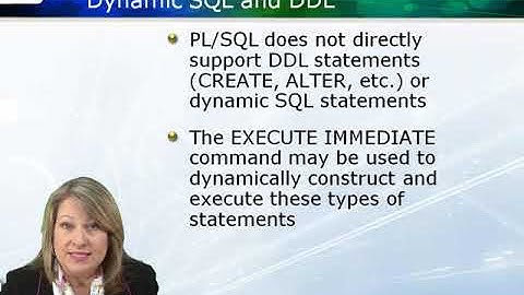 Oracle PL/SQL Programming Part 1: SQL Statements in PL/SQL