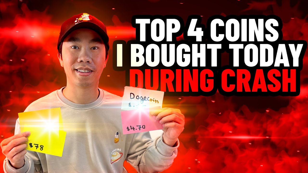 Top 4 Crypto Coin I Buy 60k at Market Crash today ( 10X potential