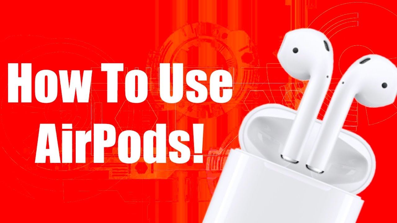 tilbehør tildeling udstrømning Apple AirPod User Guide and Tutorial! - YouTube