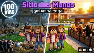 🎬 Sítio dos Manos O FILME: Sobrevivemos 100 DIAS NO SÍTIO DESTRUÍDO - Minecraft