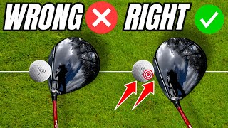 DO NOT SQUARE THE CLUB FACE AND START IT IS LIKE THIS INSTEAD!