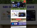 SBI Global Prepaid Debit Card SBI Global International Debit Card Details Sbi Shorts 2024