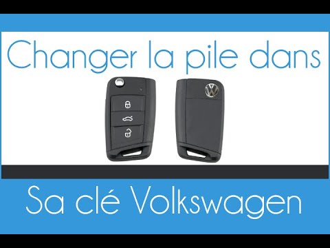 Changer la pile sur une clé de Volkswagen Golf 7, Polo, Tiguan, Passat,  Touran, MK7, Variant, Jetta 