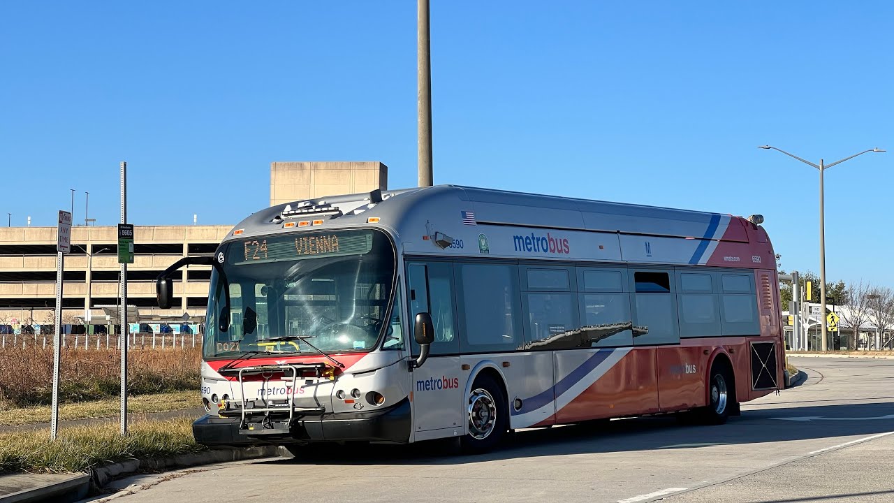 WMATA Metrobus: 2010 New Flyer DE40LFA #6590 on Route F24